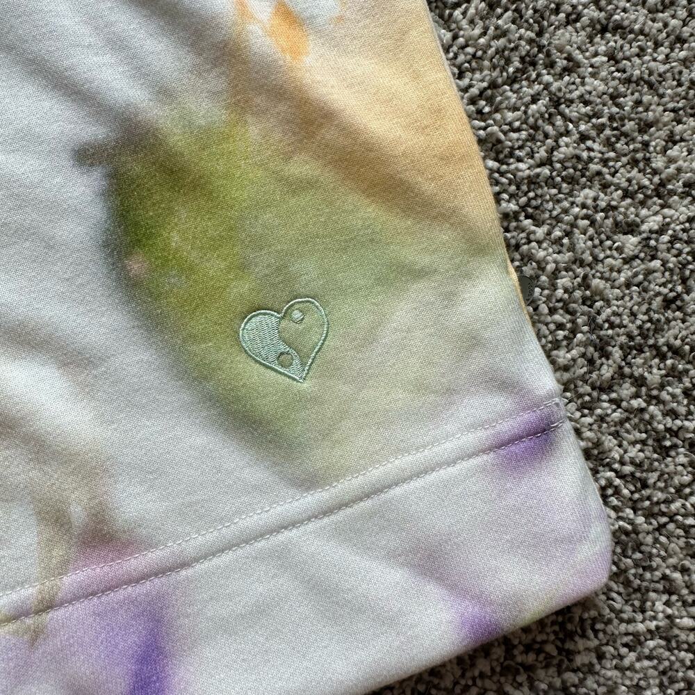 Scotch & Soda Wildflower cream tie-dye hooded sweatshirt size M - Picture 6 of 12